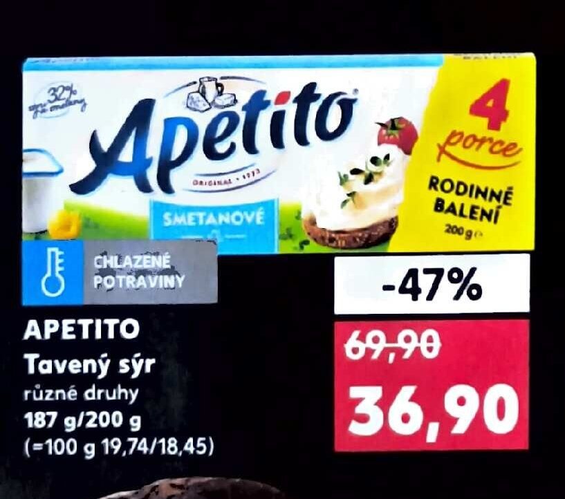 APETITO Tavený sýr