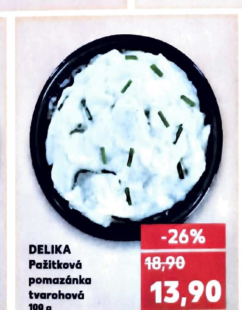 Delika Pažitková pomazánka tvarohová