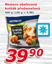 Obalovaný květák mražený Nowaco