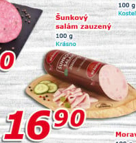 Salám šunkový zauzený Krásno