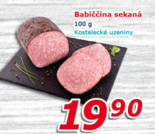 Sekaná babiččina Kostelecké uzeniny