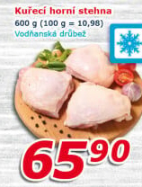 Stehna kuřecí mražená Vodňanské kuře