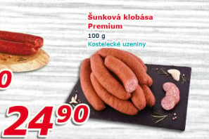 Šunková klobása Prémium Kostelecké uzeniny
