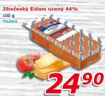 Sýr Eidam uzený 44% Jihočeský Madeta