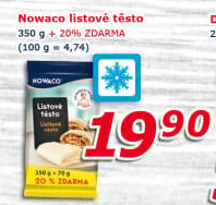 Těsto listové mražené Dobroty babičky Kláry