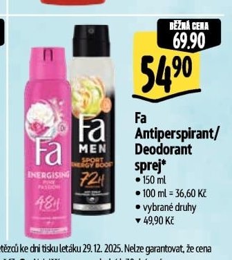 Fa Antiperspirant/Deodorant sprej - Albert akcniletaky.com