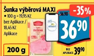 Šunka výběrová dušená Albertovo uzenářství