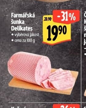 Farmářská šunka Delikates