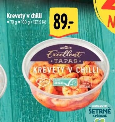 Krevety v chilli