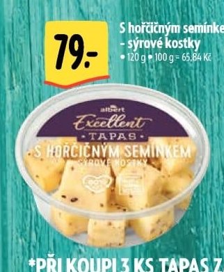S hořčičným semínkem - sýrové kostky