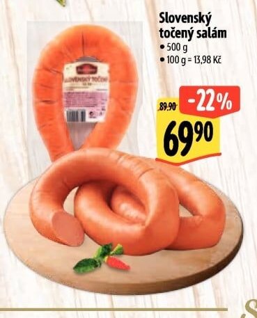 Slovenský točený salám