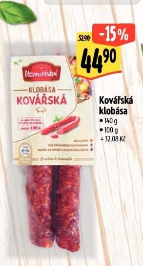Kovářská klobása