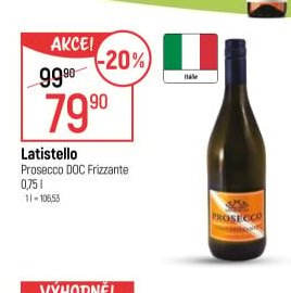 Latistello Prosecco DOC Frizzante