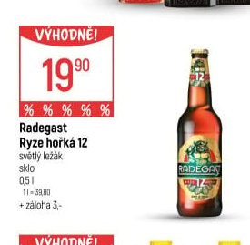 Radegast Ryze hořká 12