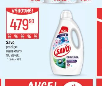 Savo prací gel