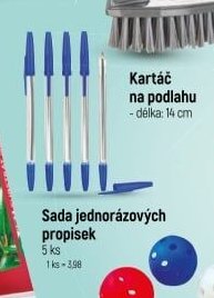 Sada jednorázových propisek