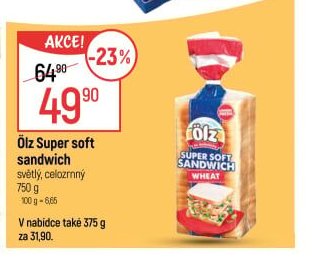 Ölz Super soft sandwich