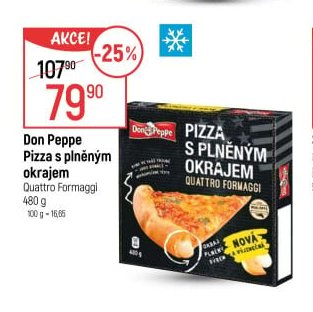 Don Peppe Pizza s plněným okrajem