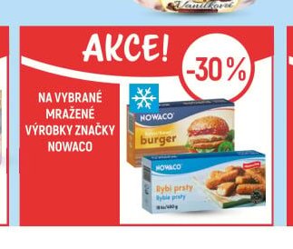 Na vybrané mražené výrobky značky Nowaco - Globus akcniletaky.com