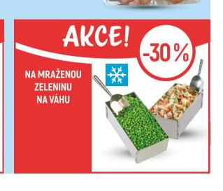 Na mraženou zeleninu na váhu
