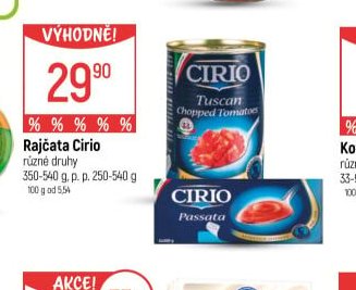 Rajčata Cirio