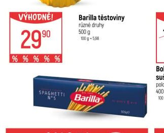 Barilla těstoviny