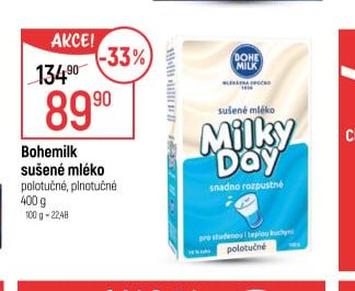 Bohemilk sušené mléko