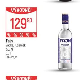 Fajn Vodka, Tuzemák