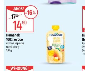 Hamánek 100% ovoce