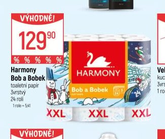 Harmony Bob a Bobek toaletní papír