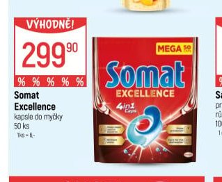 Somat Excellence kapsle do myčky