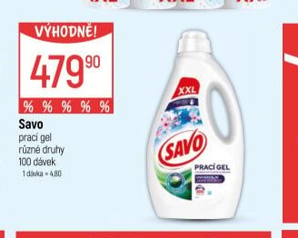 Savo prací gel