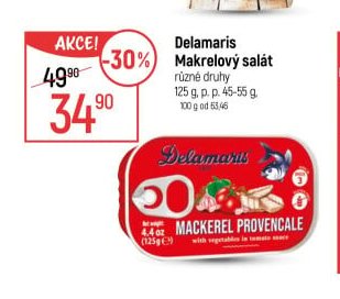 Delamaris Makrelový salát - Globus akcniletaky.com