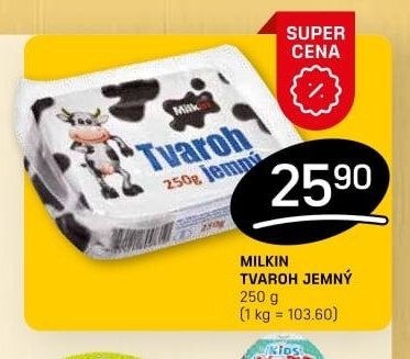 MILKIN TVAROH JEMNÝ 250 g