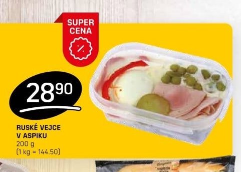 RUSKÉ VEJCE V ASPIKU