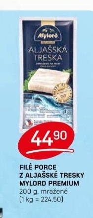 FILÉ PORCE Z ALJAŠSKÉ TRESKY MYLORD PREMIUM - FLOP akcniletaky.com