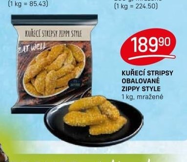 KUŘECÍ STRIPSY OBALOVANÉ ZIPPY STYLE