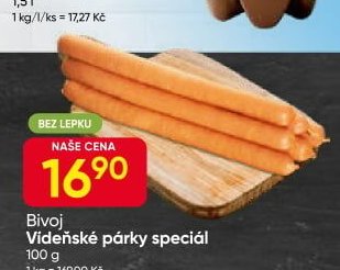 Bivoj Vídeňské párky speciál