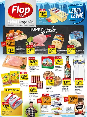 akční leták FLOP TOP 7.1.2026-13.1.2026