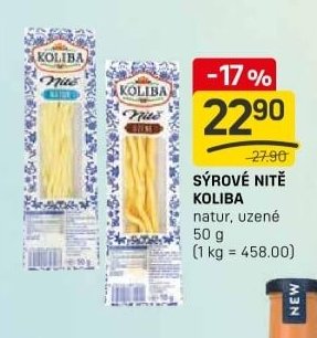 SÝROVÉ NITĚ KOLIBA