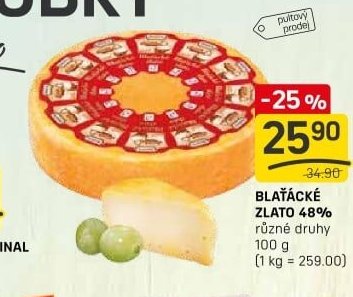 BLAŤÁCKÉ ZLATO 48%