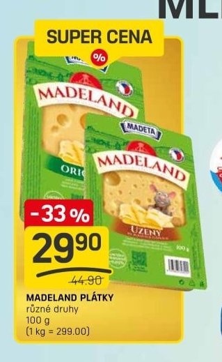 MADELAND PLÁTKY