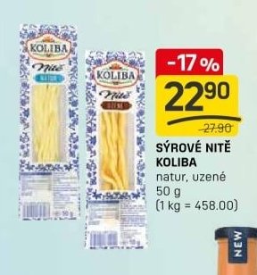 SÝROVÉ NITĚ KOLIBA