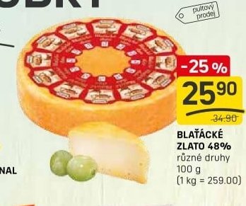 BLAŤÁCKÉ ZLATO 48%