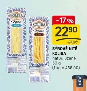 SÝROVÉ NITĚ KOLIBA - FLOP TOP akcniletaky.com