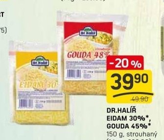 DR.HALÍŘ EIDAM 30%, GOUDA 45%