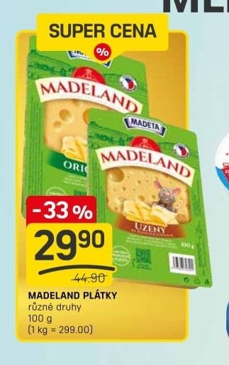 MADELAND PLÁTKY