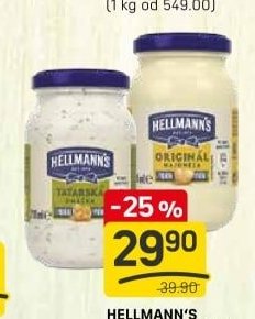 HELLMANN'S TATARSKÁ OMÁČKA, MAJONÉZA - FLOP TOP akcniletaky.com