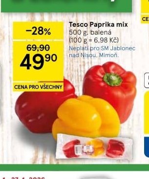 Tesco Paprika mix