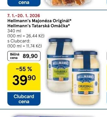 Hellmann's Majonéza Originál / Tatarská Omáčka
